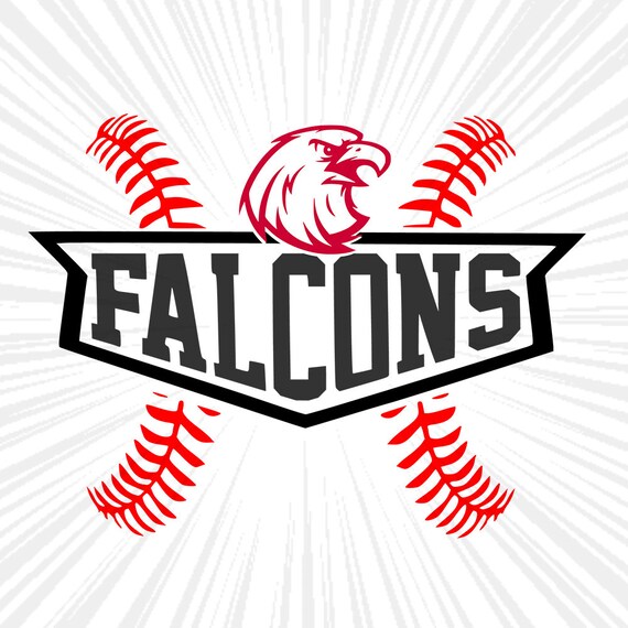 Falcons Mascot Svg Digital Cut File Eps Baseball Basketball Png Falcons