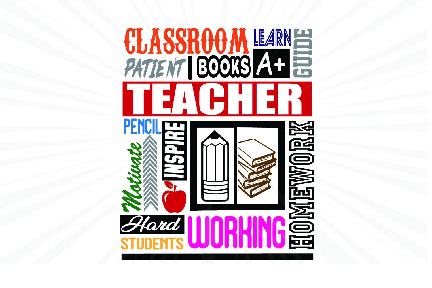Free Free Teacher Word Svg 510 SVG PNG EPS DXF File