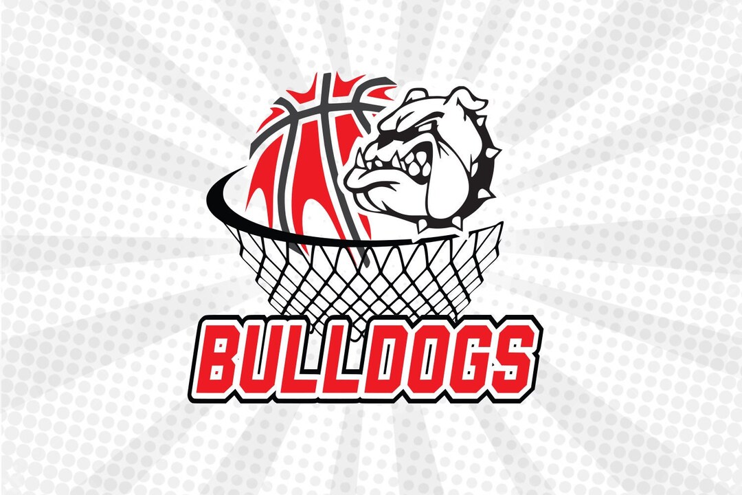 Bulldogs SVG, Basketball SVG, Bulldogs Basketball Tshirt Design