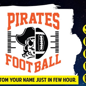 Football svg,Pirates svg,Pirates  football svg,Pirates  cut file,Pirates  cricut,Football cut file,Cut file,Silhouette,Cricut,Htv,Tshirt