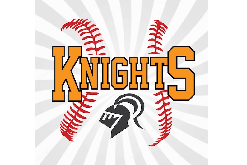 Knights Baseball Softball Base Laces Logovectorcut Etsy