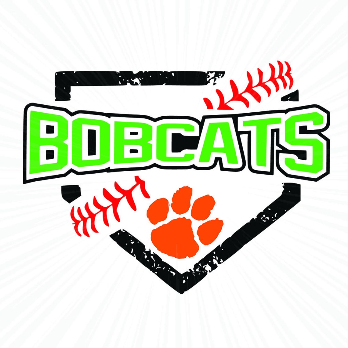 Bobcats Svgbobcats Baseball Svg SVG DXF cricut Etsy