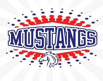 Mustangs SVG DXF EPS cut file,mustangs,football,baseball,basketball,vector file,mascot,instant download,silhouette,cricut,cameo,mustangs dxf