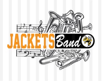 Jackets Band svg,Marching Band svg,Band svg,Band Mom svg,Jackets svg,Cheer svg,Cricut,Silhouette,Cut file,Logo,Vector,sport,school spirit