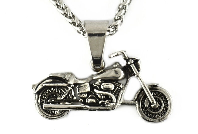 Heavy Metal Biker Jewelry Our Own Design Motorcycle Pendant Etsy