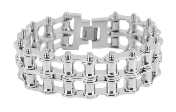 Heavy Metal Drive Chain Bracelet Stainless Steel 1