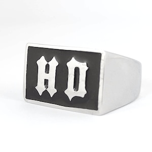 Heavy Metal Men&#39;s Biker Jewelry Motorcycle New Stainless Steel HD Ring Sz 9-16 Heavy Duty Sturgis Daytona