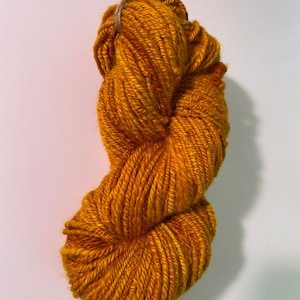 Handspun wool yarn for knitting, crochet, weaving crafts
