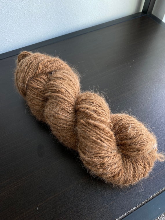 Handspun Alpaca Yarn for Knitting Crochet Weaving Crafts 
