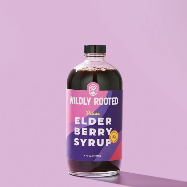 16oz Deluxe Elderberry Syrup - Ships Priority shipping