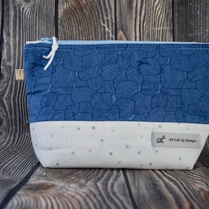 Socken-Strickprojekt, Häkel-Strickprojekt, kleine Stricktasche, Strickzubehör-Tasche, Garntasche, Stricktasche, Organizer Tasche, Schaf-Druck