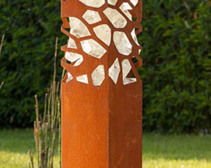 Outdoor light - “lightgreen Glass Z1 big” - modern garden ornament