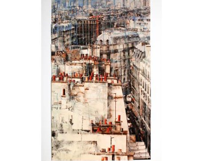 Gottfried Salzmann - Paris - 3D construction - hand signed