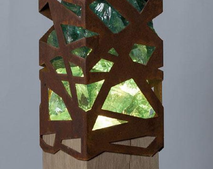 Indoor Column Light - "Green Z2 big" - modern interior ornament