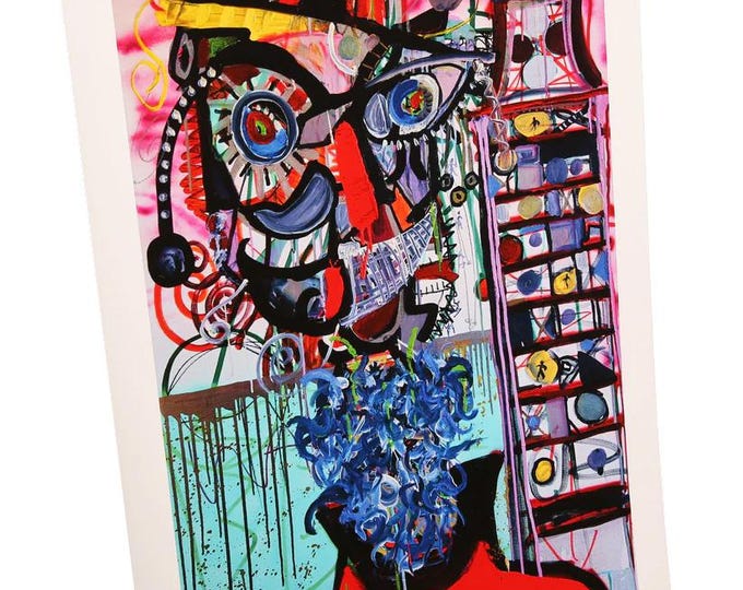 Paul Kostabi - Unable To Fall Into The Dream - NEW EDITION 2025 - Giclée