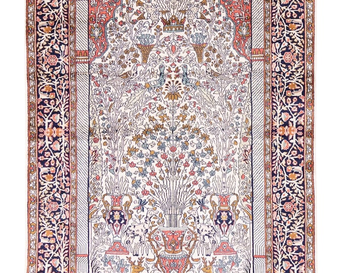 KASCHMIR - Indian Rug/Carpet - Refurbished