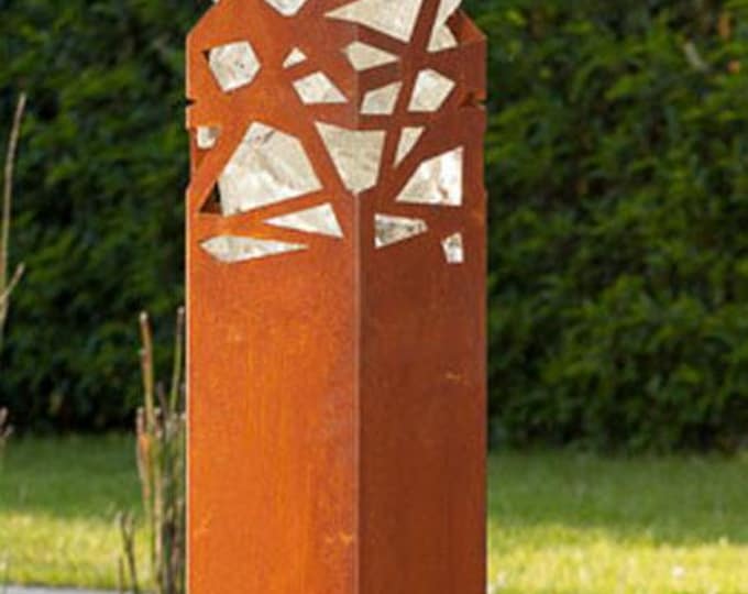 Outdoor light - “lightgreen Glass Z2 big” - modern garden ornament