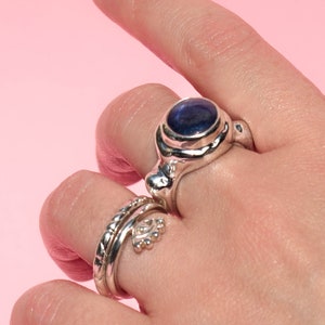 Statement gemstone ring - Kyanite ring