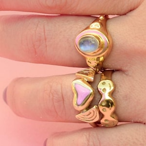 Heart ring - cute love ring made from sterling silver
