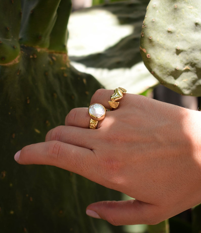 Heart ring cute love ring made from plated brass or sterling silver image 4