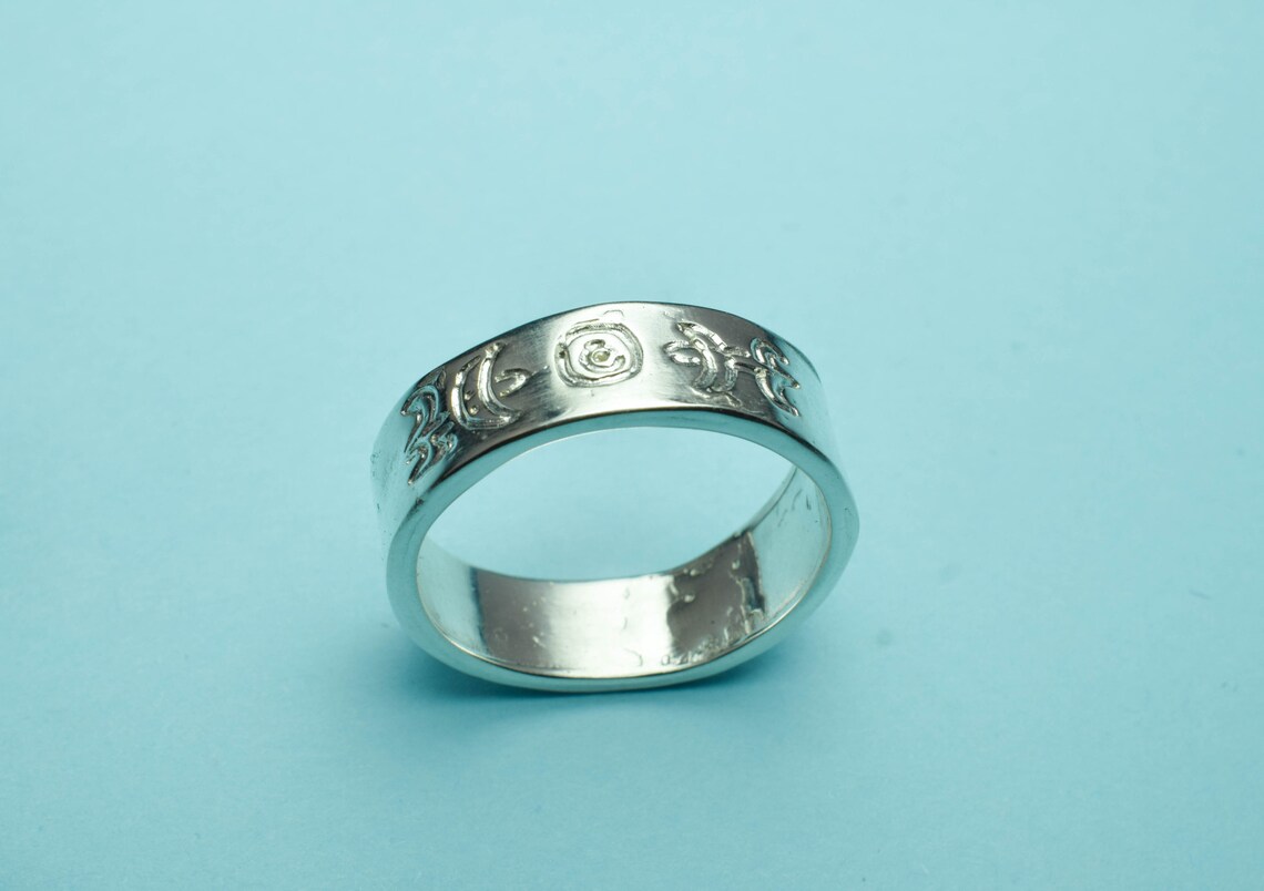 Simple Silver Band Ring Simple Design Ring Etsy