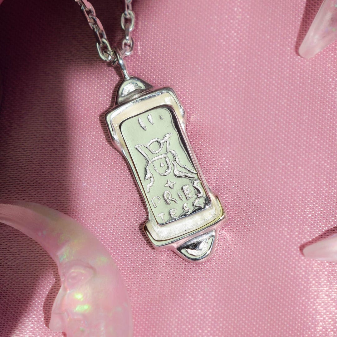 CarterGore Tarot Necklace - The High Priestess
