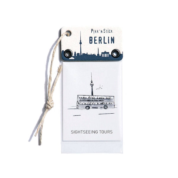 Pikk'n Stick Magnet - Sightseeing Berlin - Holen Sie sich ein Stück Berlin in Form eines stilvollen Magneten nach Hause