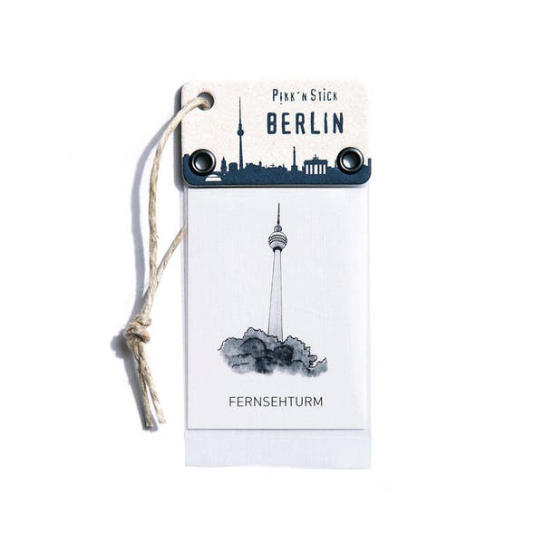 Pikk'n Stick Magnet - Fernsehturm Berlin - Holen Sie sich ein Stück Berlin in Form eines stilvollen Magneten in Ihr Zuhause