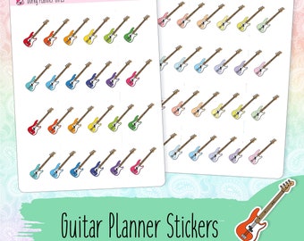 Guitar Planner Stickers