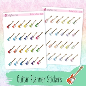 Gitaarplannerstickers
