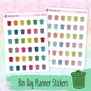 Bin Day Planner-stickers