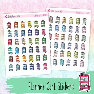 Planner Cart Stickers