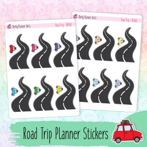 Road Trip Planner Stickers