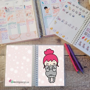 Livro de adesivos reutilizáveis Cozy Lily