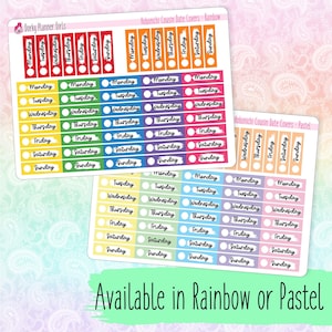 Pegatinas para agenda de citas de Hobonichi Cousin
