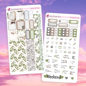 Kit per la settimana Hobonichi della domenica mattina
