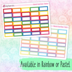 Adesivos para planejador Hobonichi Cousin Boxes