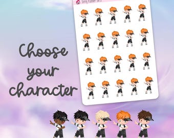 Pegatinas para planificador de baile, pegatinas personalizables