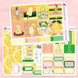 Make Lemonade Weekly Sticker Kit