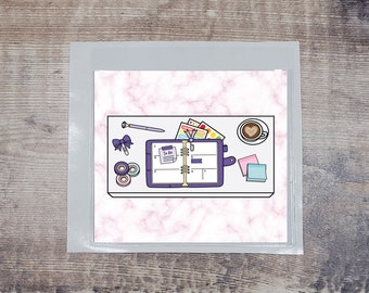 Planner Desk Adhesive Planner Pocket