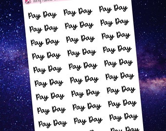 Pay Day Script Stickers - WD018