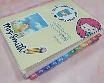 Tiny Monthly Tabs - For Hobonichi Original or A6 notebooks