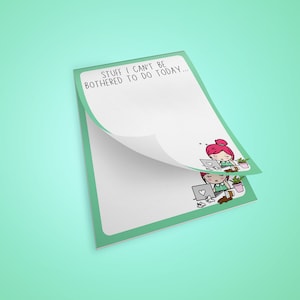 Ce que je ne veux pas faire aujourd'hui... Bloc-notes A6