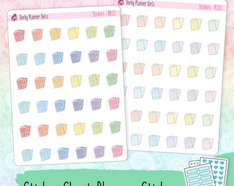 Rainbow Planner Stickers