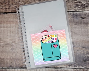 Happy Mail Adhesive Planner Pocket