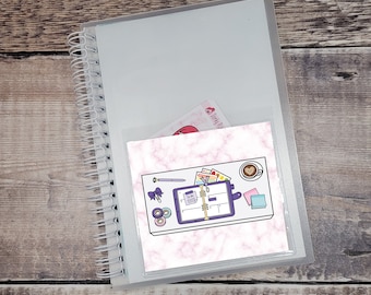 Planner Desk Adhesive Planner Pocket