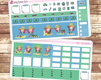 June Hobonichi Weeks Monthly Kit - Lily's Garden