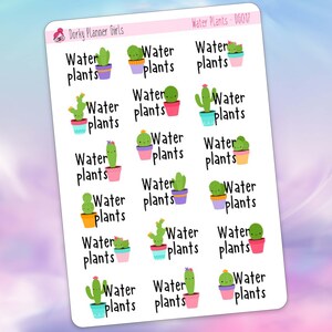 Stickers waterplanten, kamerplanten, cactus