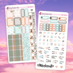 Fall Floral Hobonichi Weeks Kit