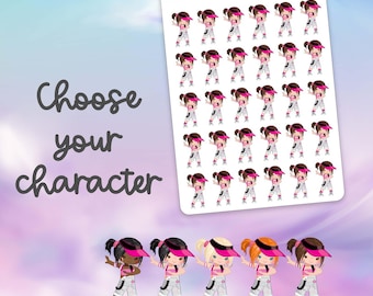 Pegatinas para planificador de baile, pegatinas personalizables